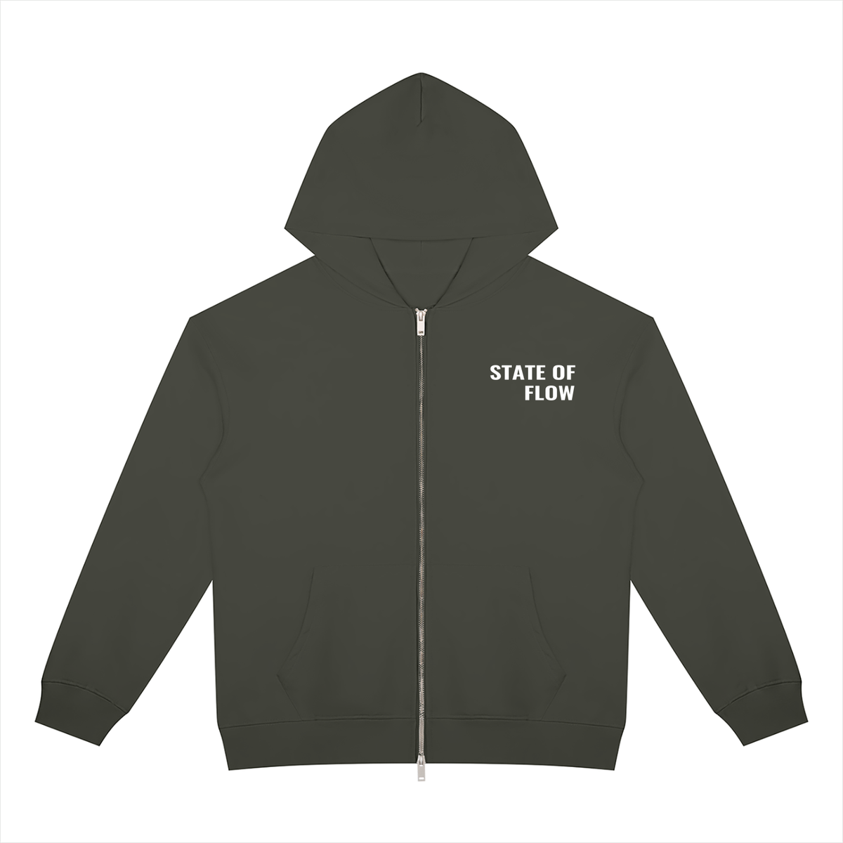 STATE OF FLOW Unisex Heavyweight Full Zip Hoodie
