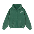 FS1 Zip-Through Boxy Fleece Hoodie