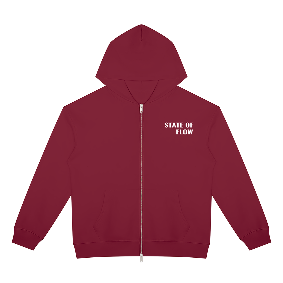 STATE OF FLOW Unisex Heavyweight Full Zip Hoodie