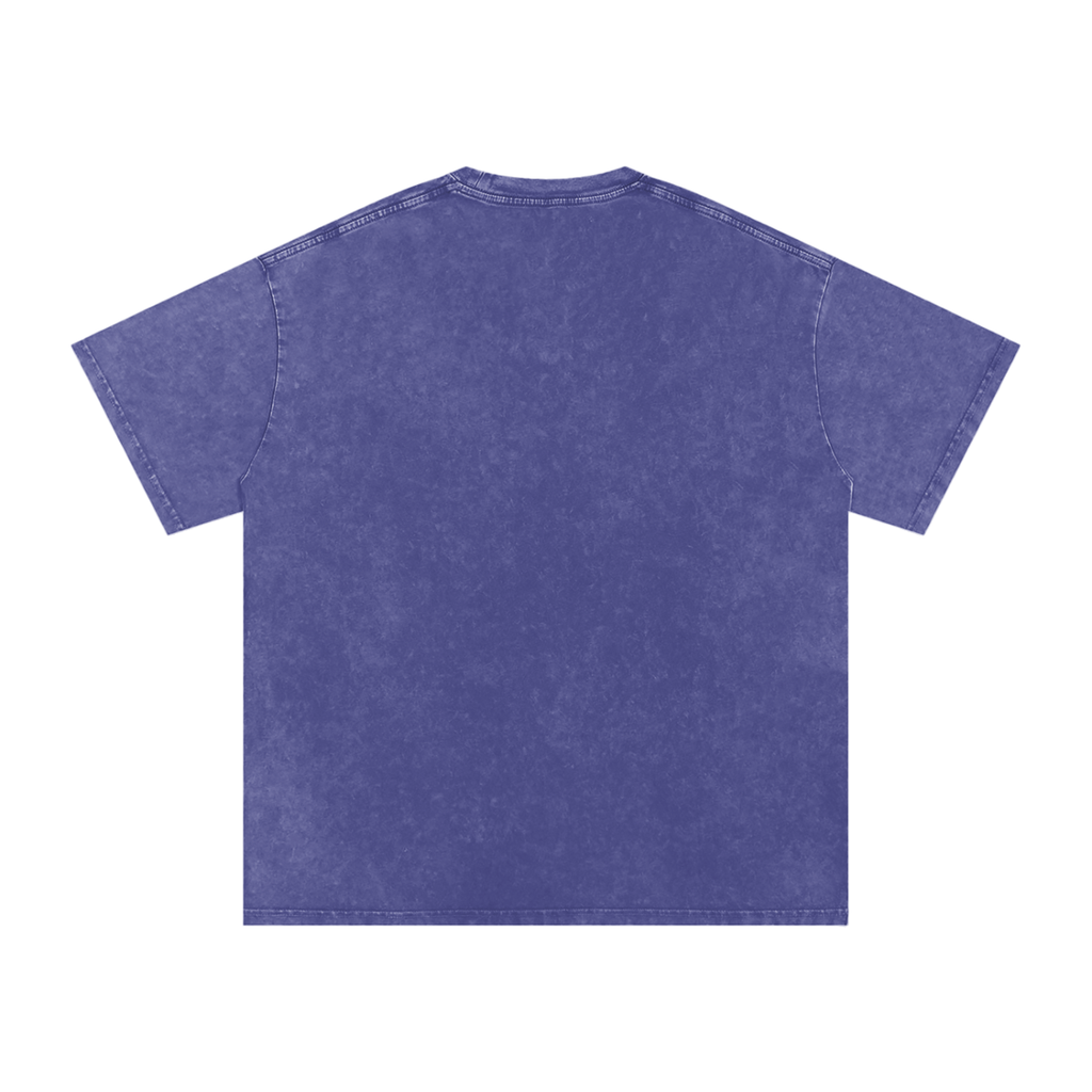 Flow Snow Washed Oversized Cotton T-Shirt
