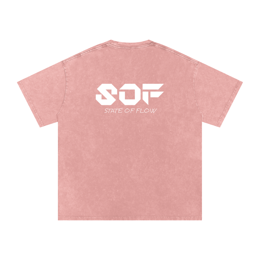 SOF Snow Washed Oversized Cotton T-Shirt