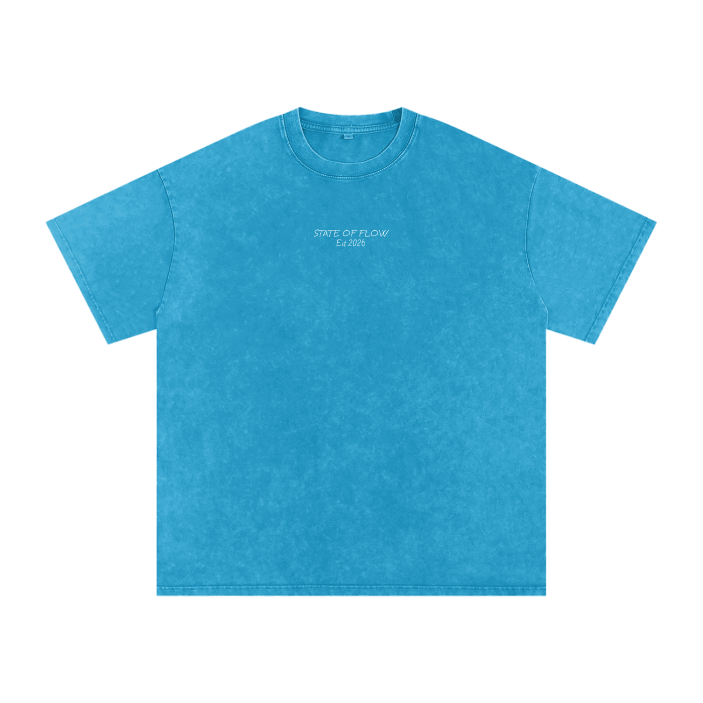 Flow Snow Washed Oversized Cotton T-Shirt