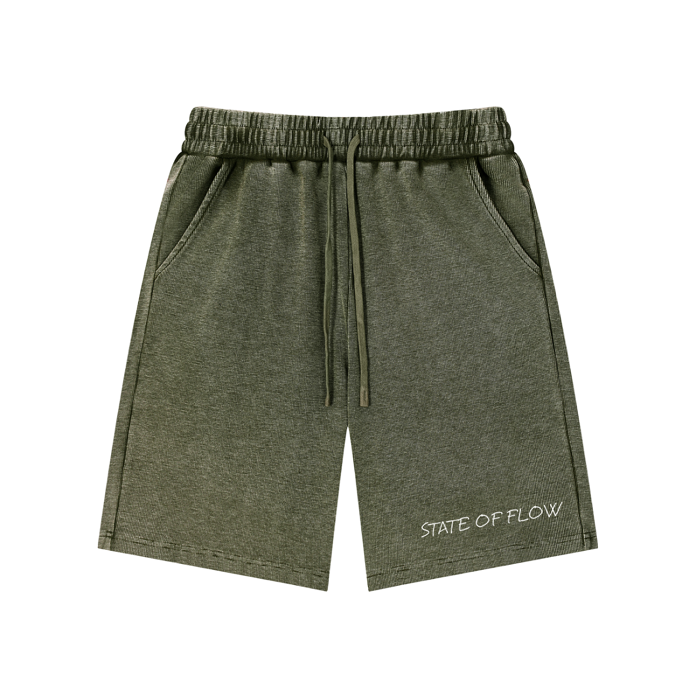 Flow Mineral Wash Waffle Knit Shorts