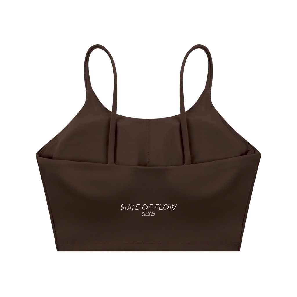 Flow Spaghetti Strap Yoga Sports Bra