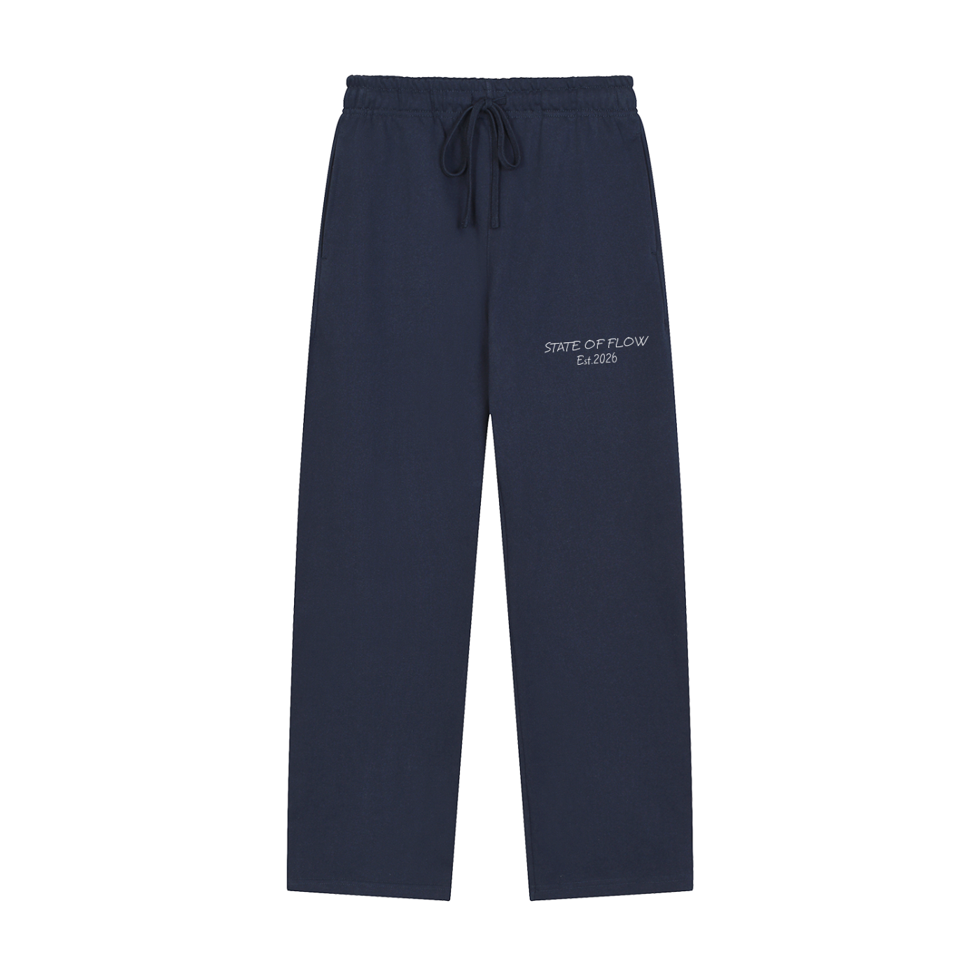 Flow Solid Color Straight-Leg Sweatpants
