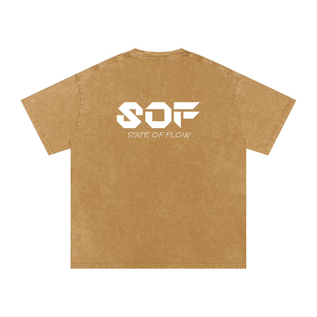 SOF Snow Washed Oversized Cotton T-Shirt