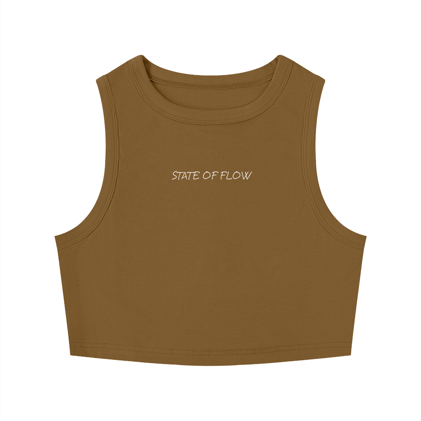 Flow Women's Tight Crewneck Crop Tank Top