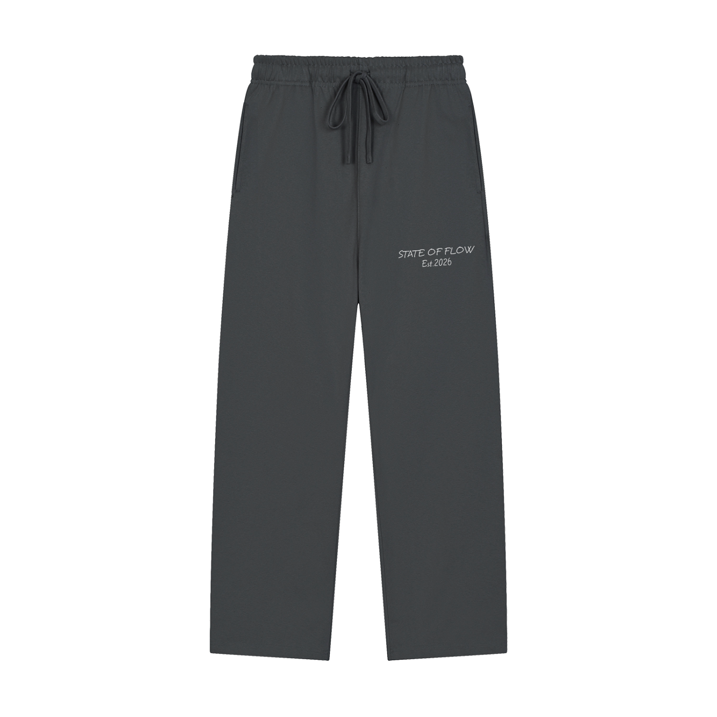 Flow Solid Color Straight-Leg Sweatpants