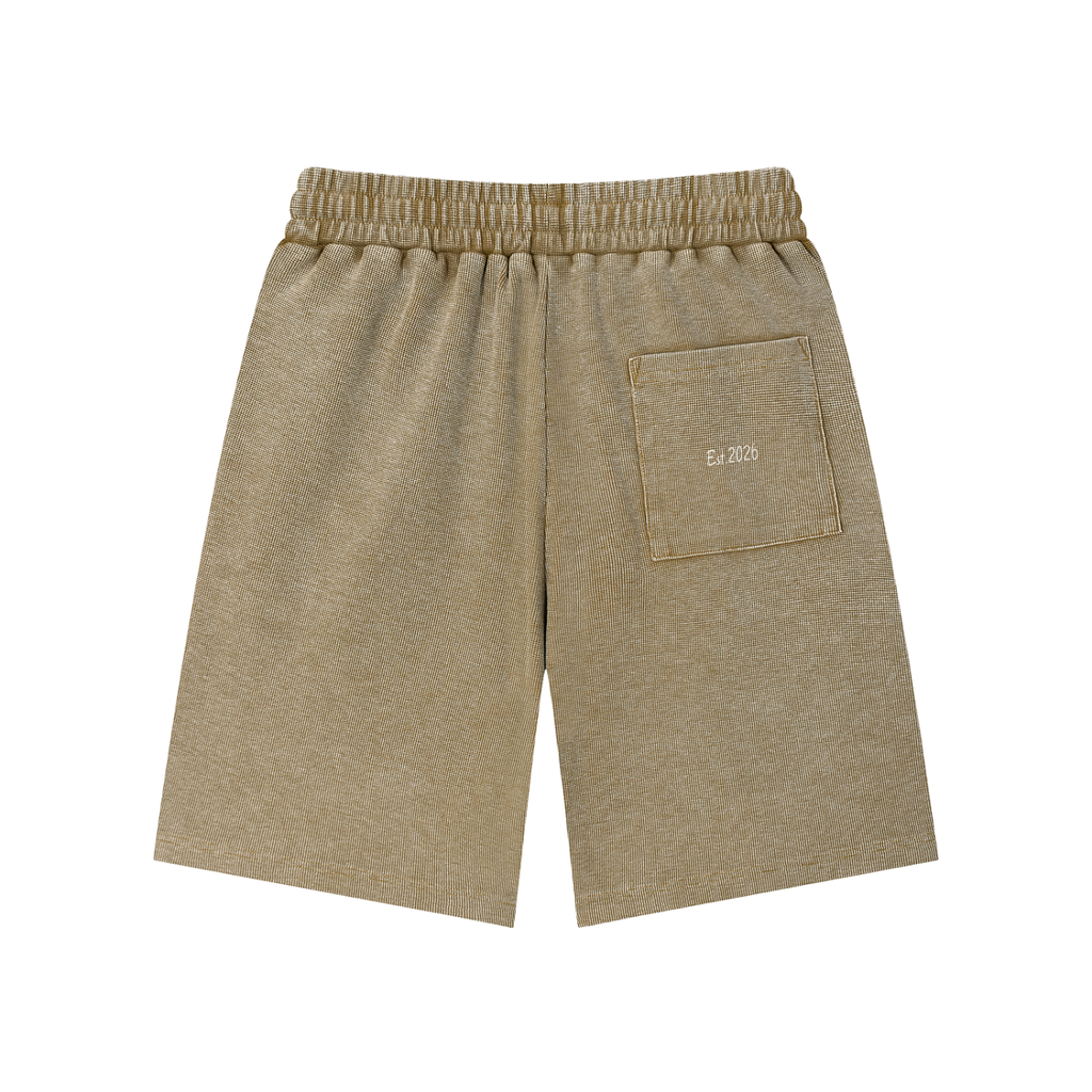 Flow Mineral Wash Waffle Knit Shorts