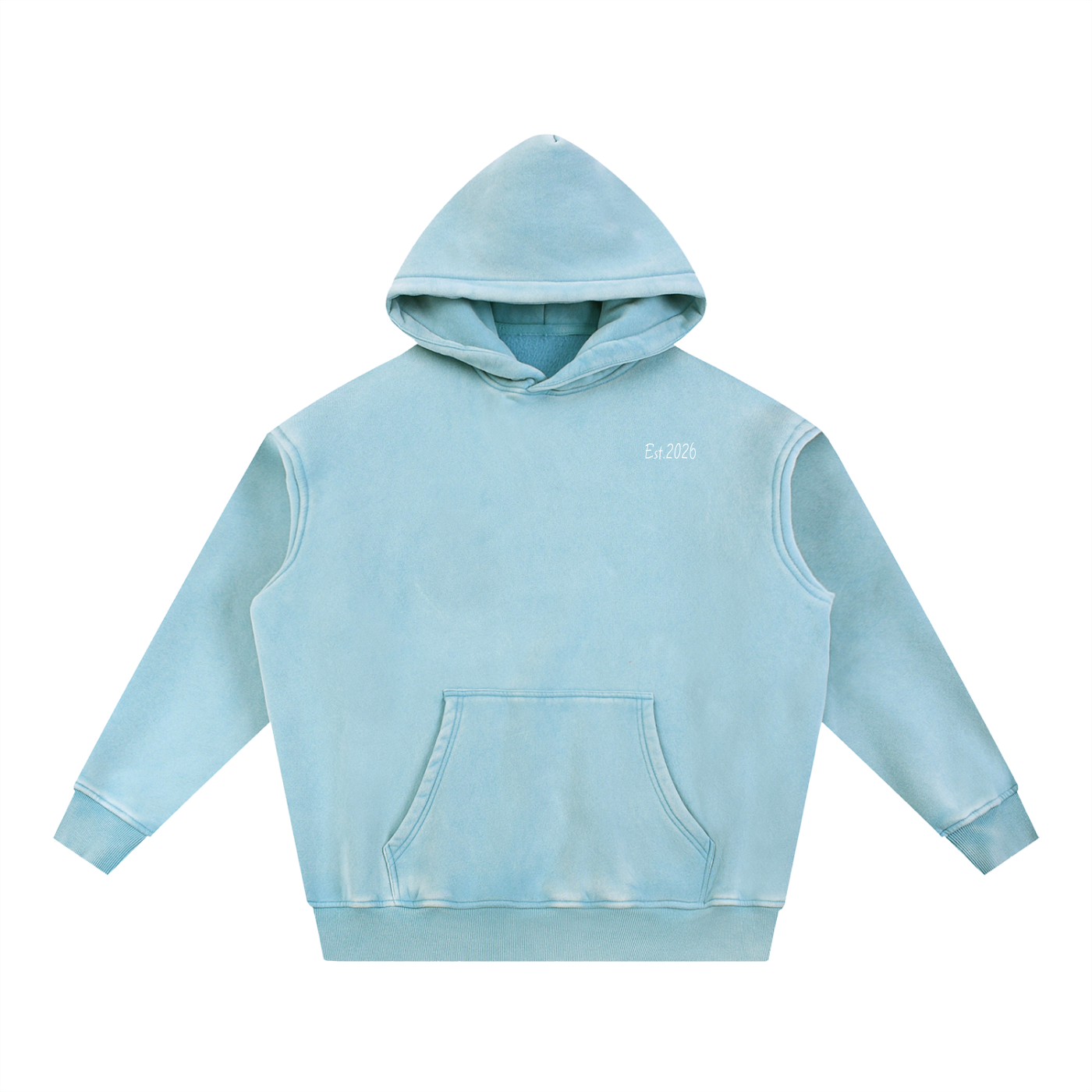 Flow Snow Wash Fleece Oversize Hoodie