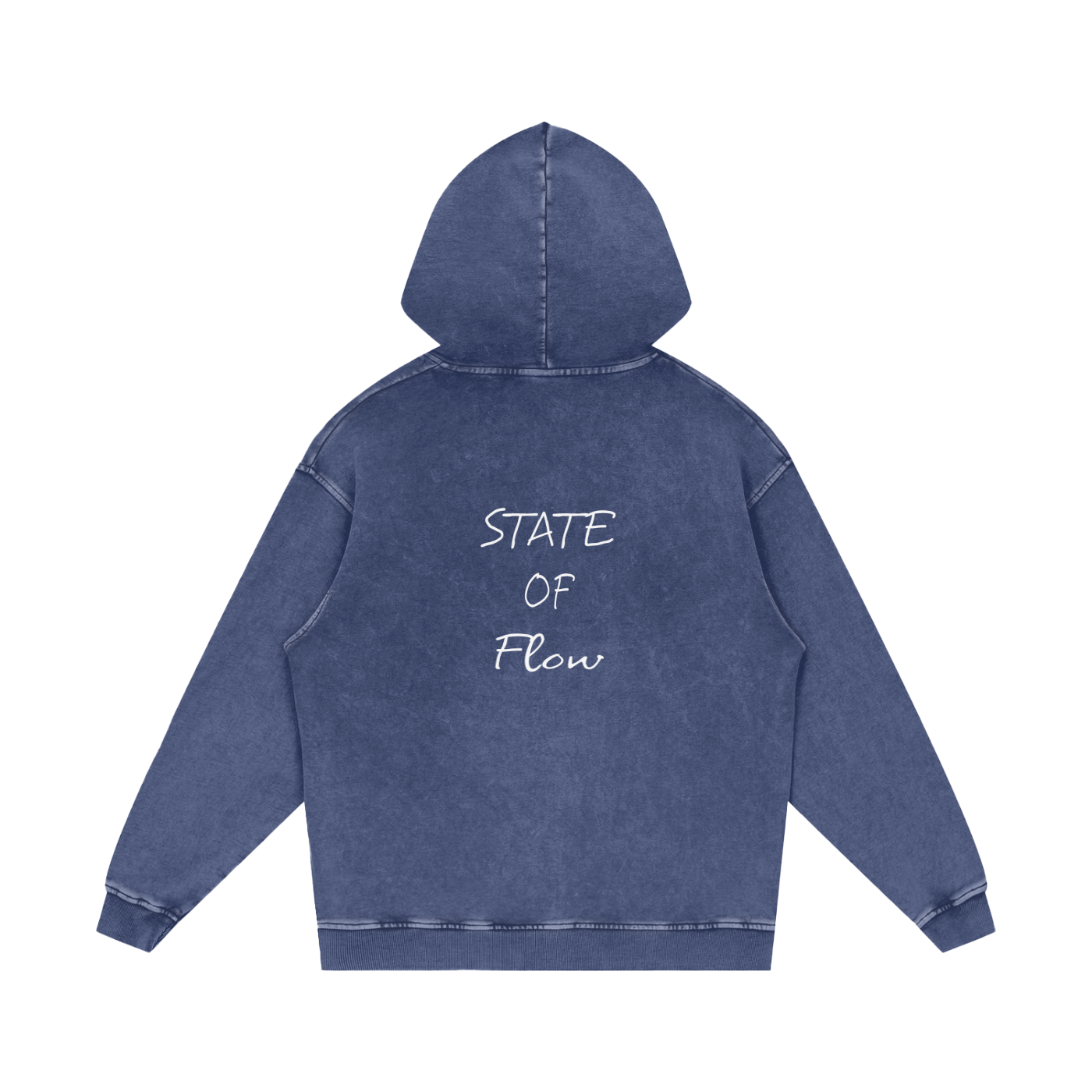 Flow Snow Washed Loose Cotton Hoodie