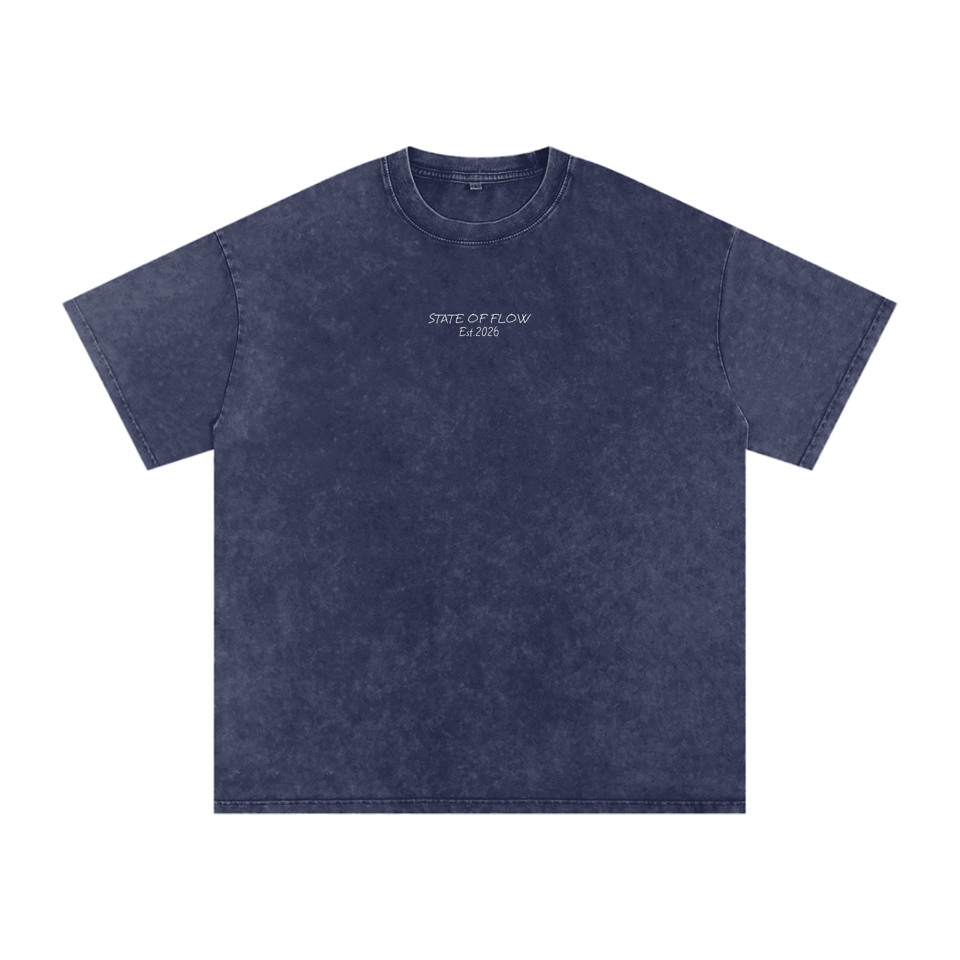 Flow Snow Washed Oversized Cotton T-Shirt
