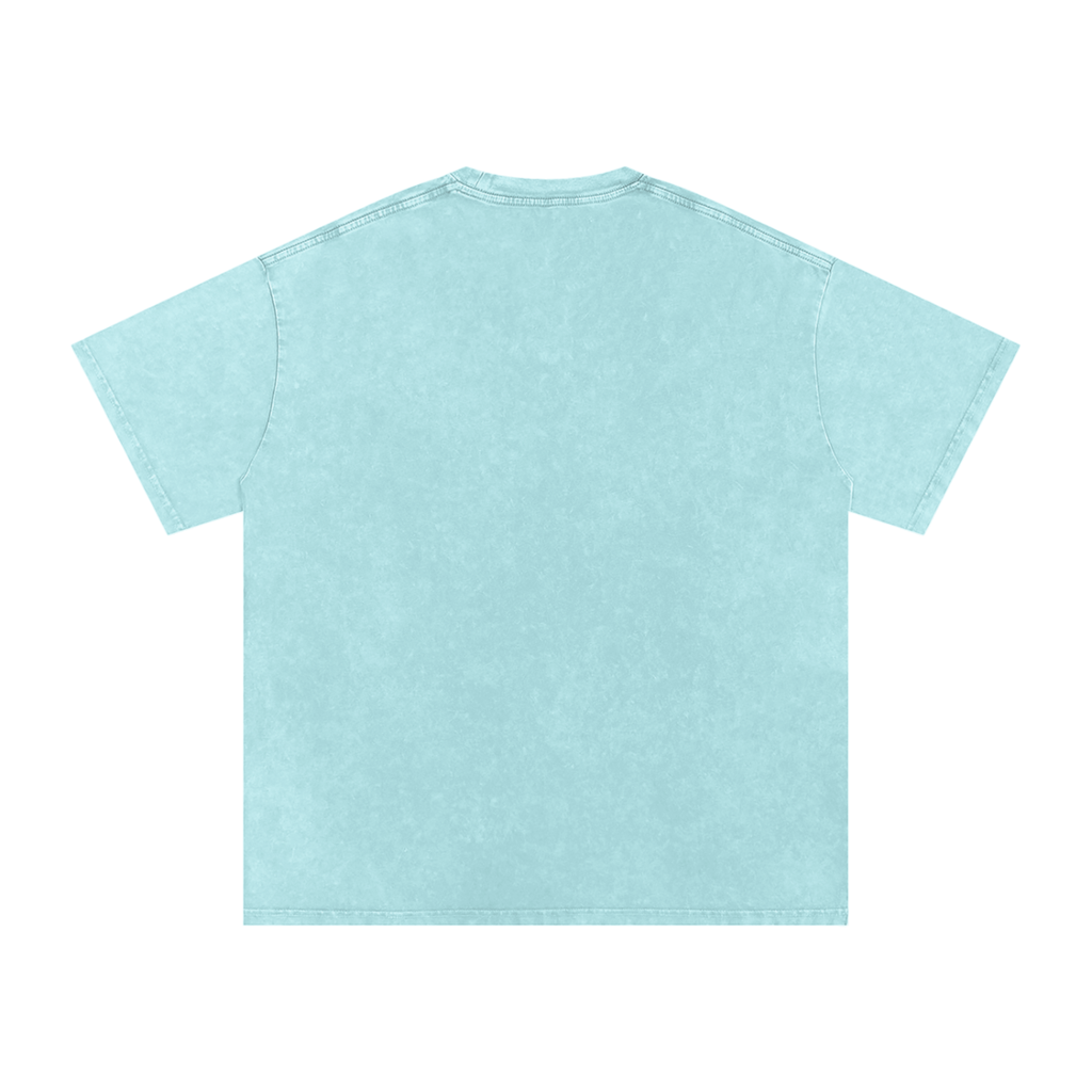 Flow Snow Washed Oversized Cotton T-Shirt