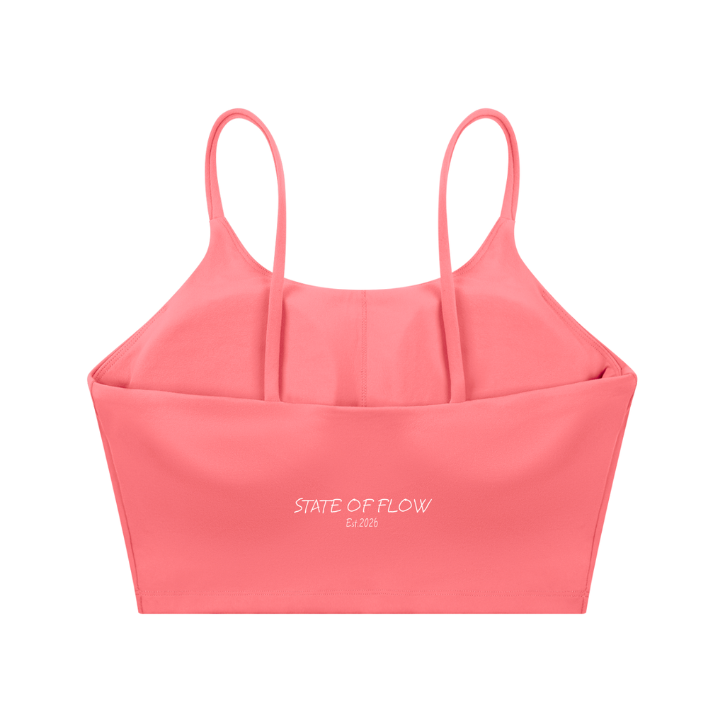 Flow Spaghetti Strap Yoga Sports Bra