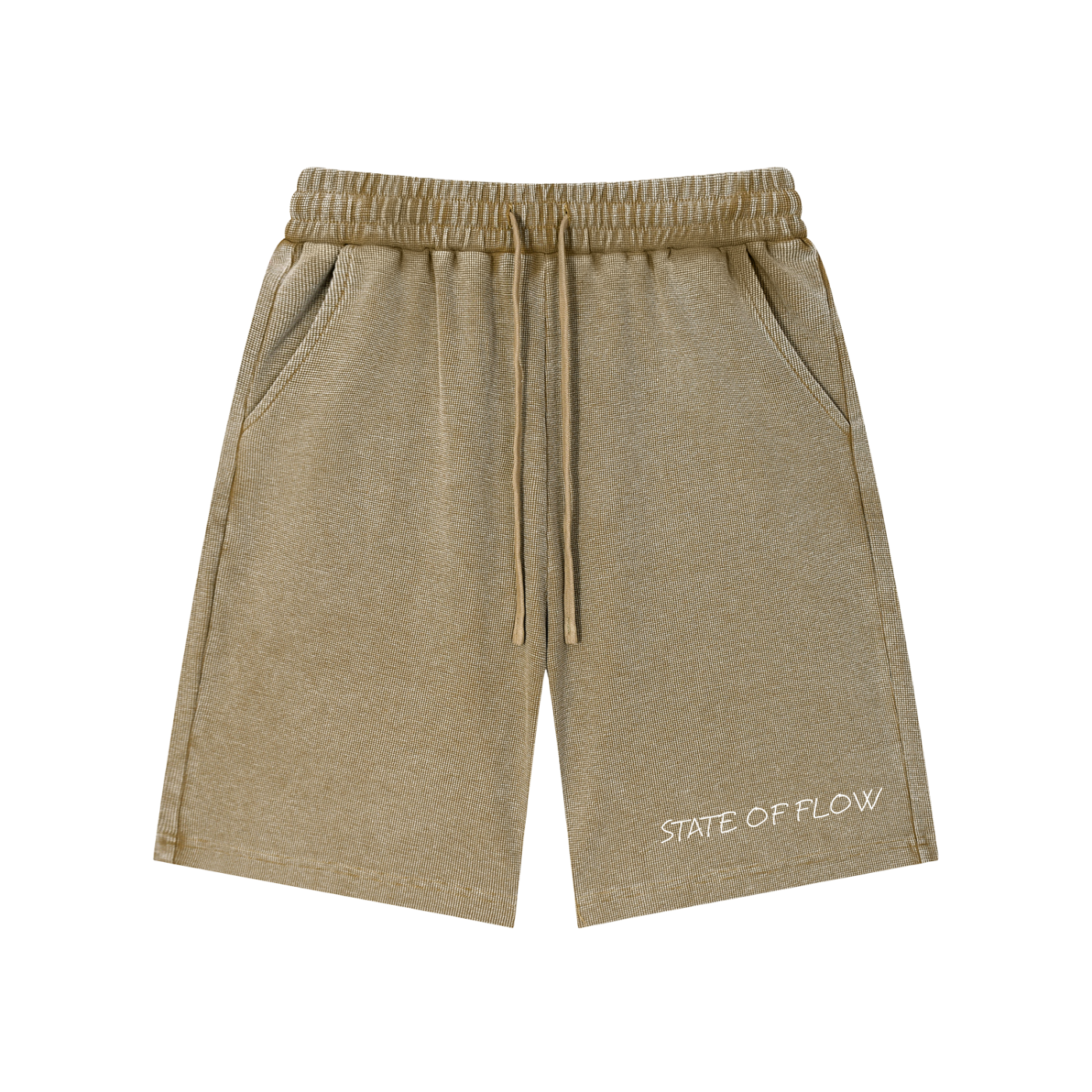 Flow Mineral Wash Waffle Knit Shorts