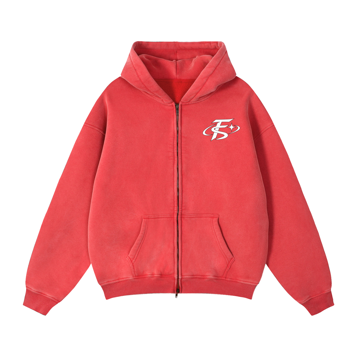 FS STAR Zip-Through Boxy Fleece Hoodie