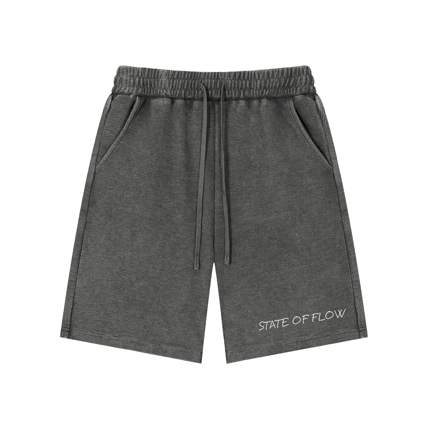 Flow Mineral Wash Waffle Knit Shorts