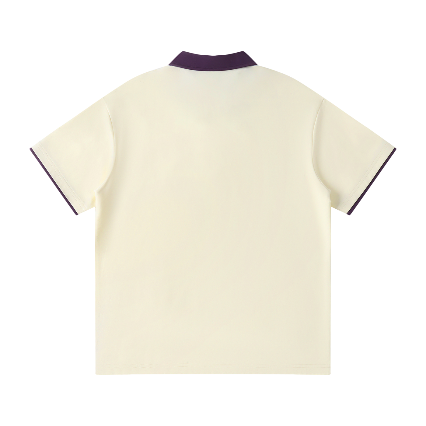 Flow Contrast Collar Raglan Polo Shirt