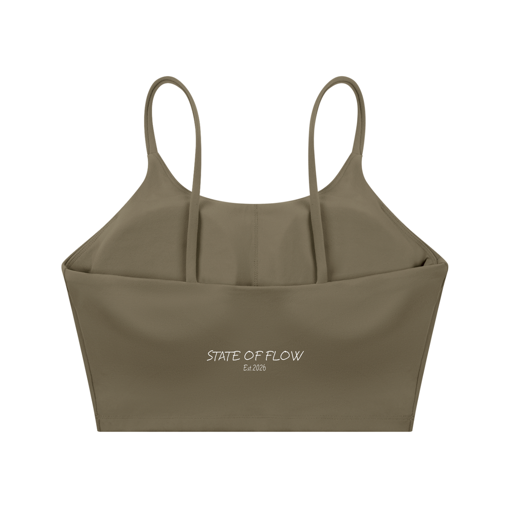 Flow Spaghetti Strap Yoga Sports Bra