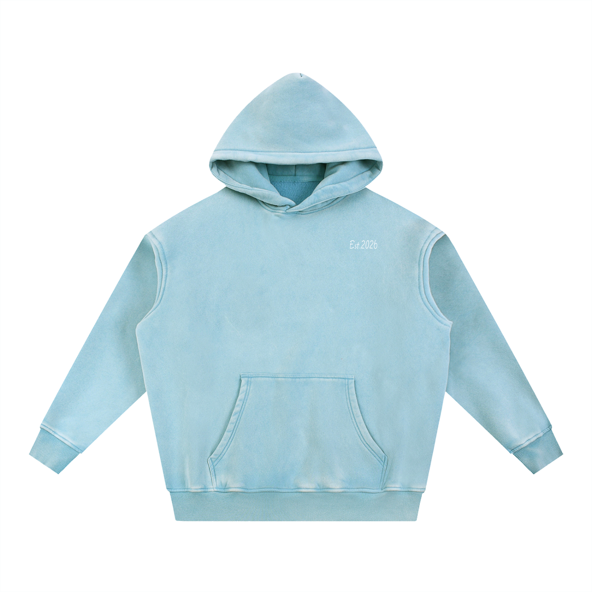 Flow Snow Wash Fleece Oversize Hoodie