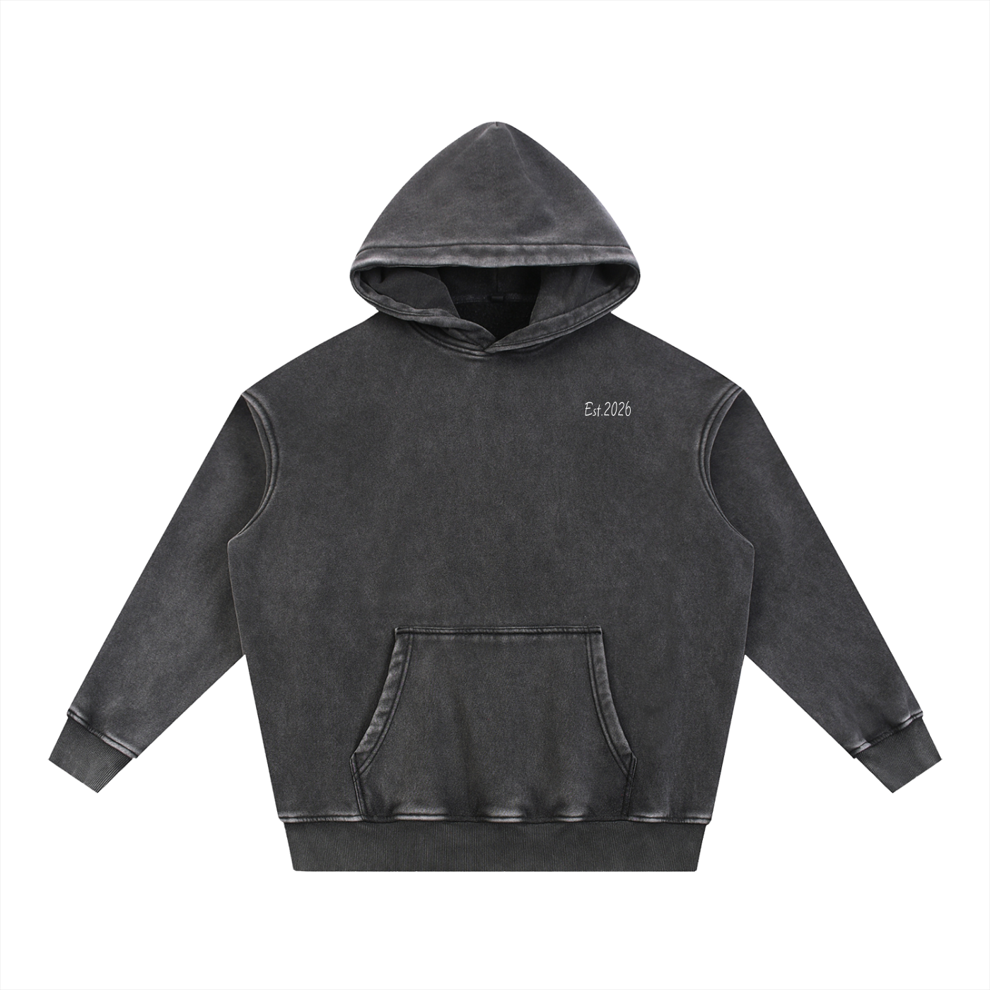 Flow Snow Wash Fleece Oversize Hoodie