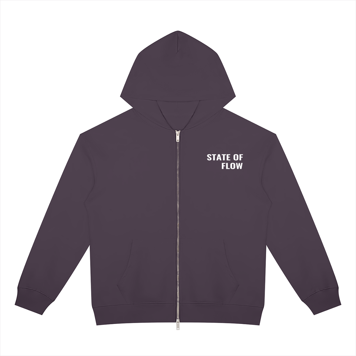 STATE OF FLOW Unisex Heavyweight Full Zip Hoodie