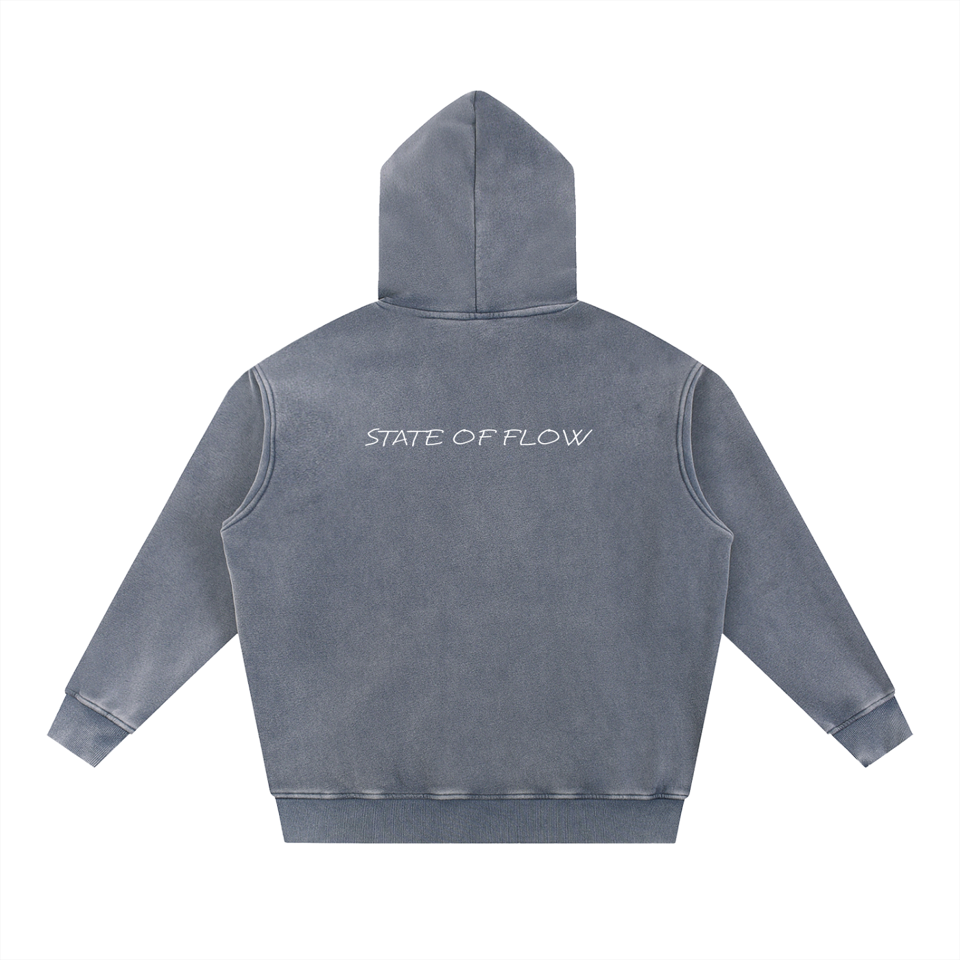 State of Flow Snow Wash Fleece Oversize Hoodie