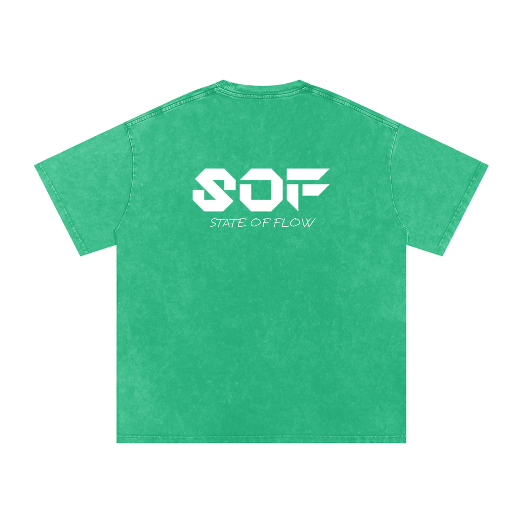 SOF Snow Washed Oversized Cotton T-Shirt