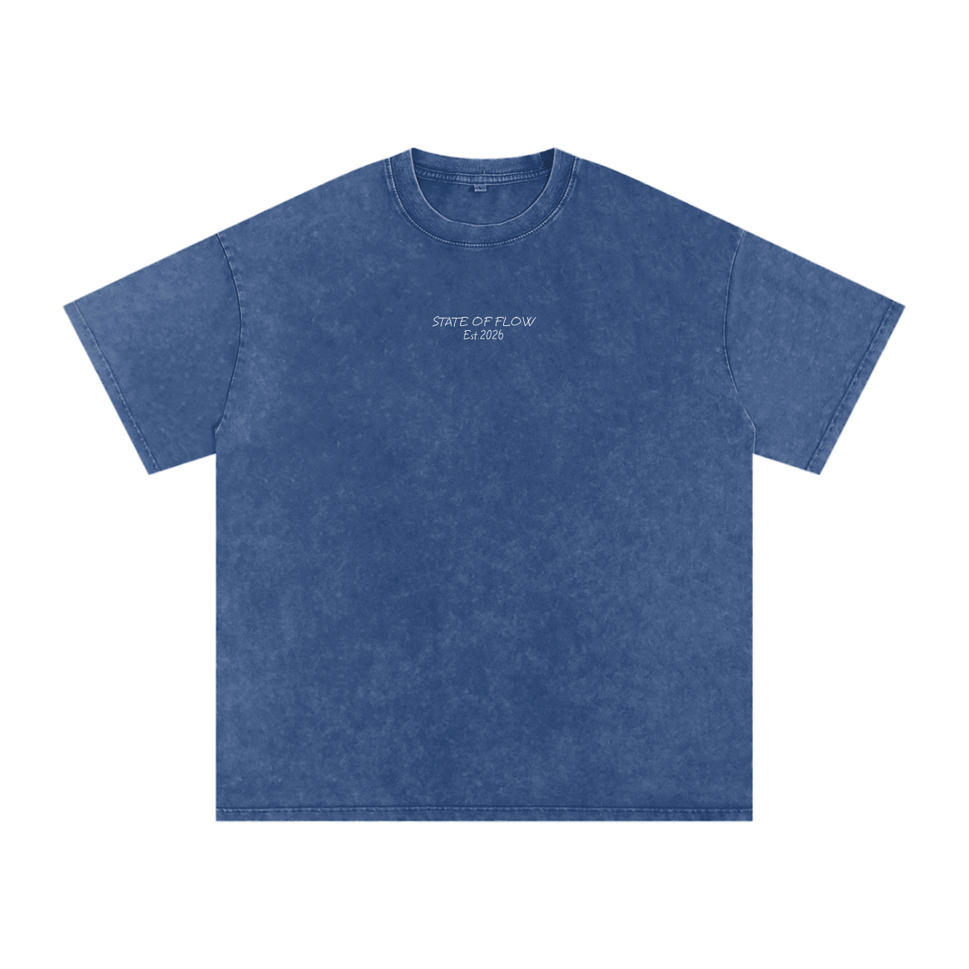 Flow Snow Washed Oversized Cotton T-Shirt