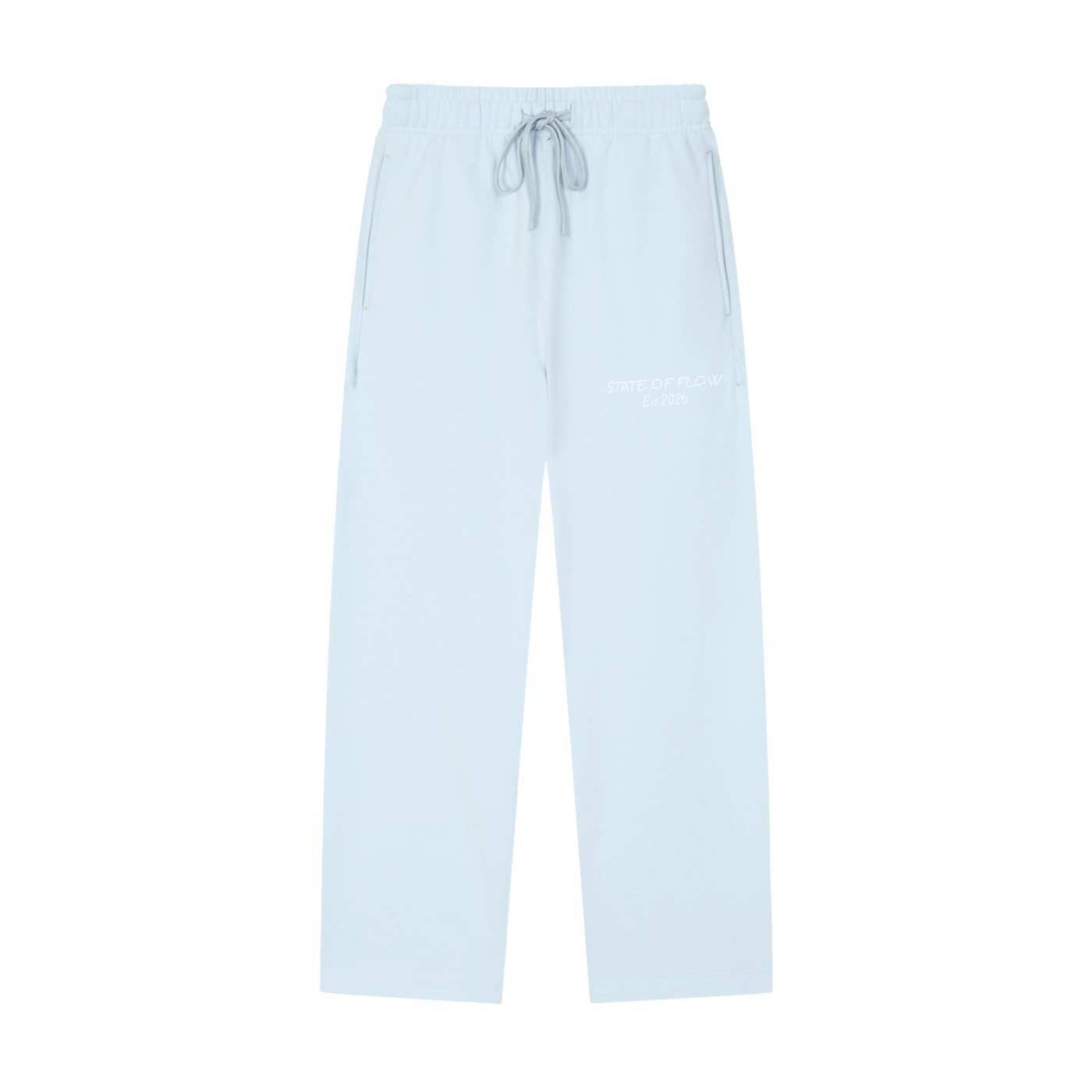 Flow Solid Color Straight-Leg Sweatpants