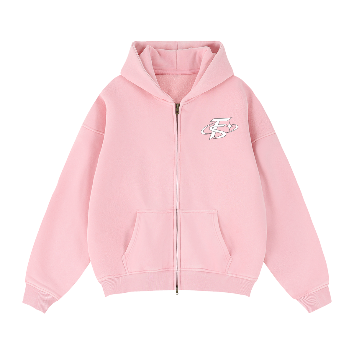 FS STAR Zip-Through Boxy Fleece Hoodie
