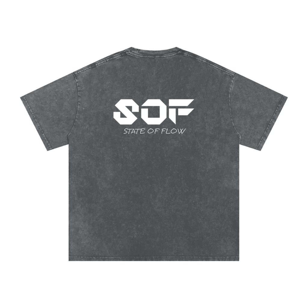 SOF Snow Washed Oversized Cotton T-Shirt