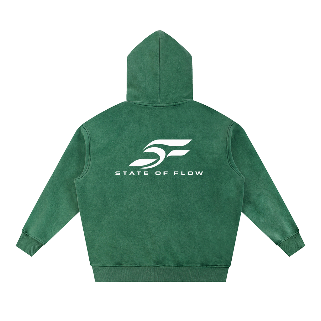 Flow Snow Wash Fleece Oversize Hoodie
