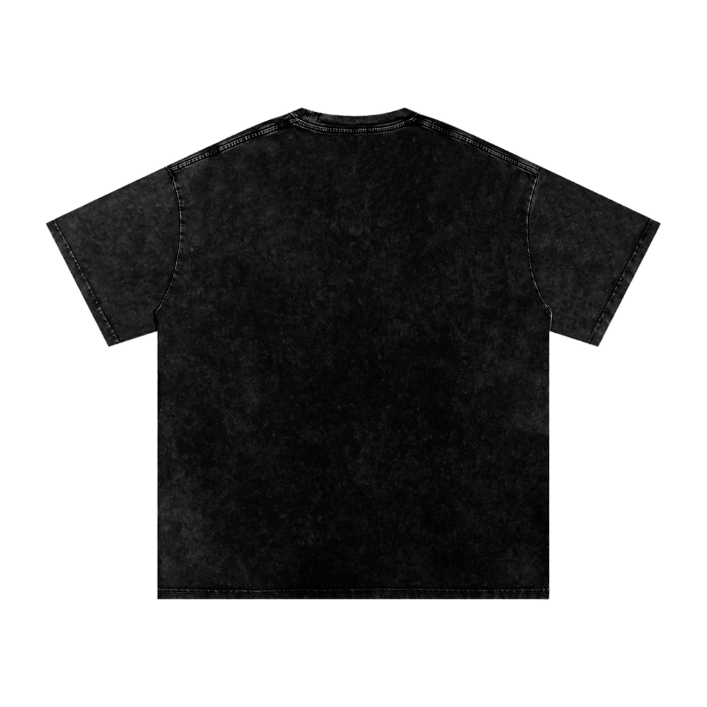 Flow Snow Washed Oversized Cotton T-Shirt