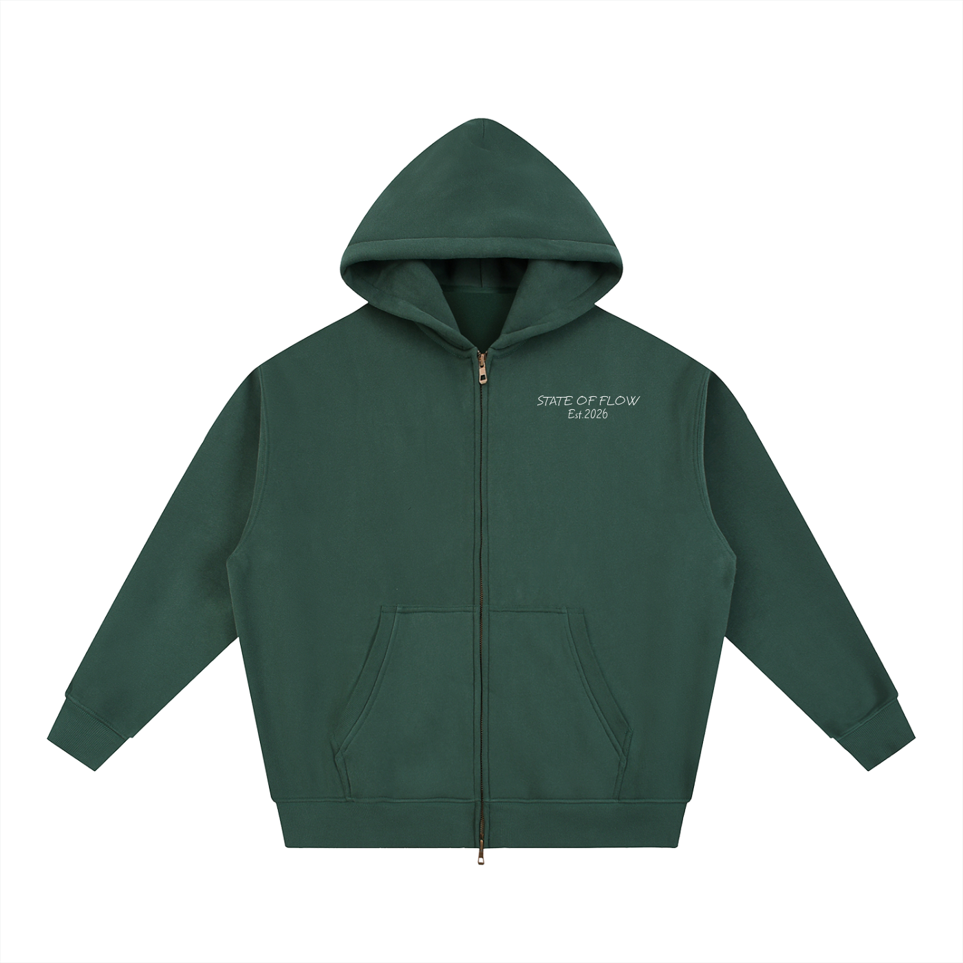 Flow Essential Oversized Fleece Boxy Hoodie