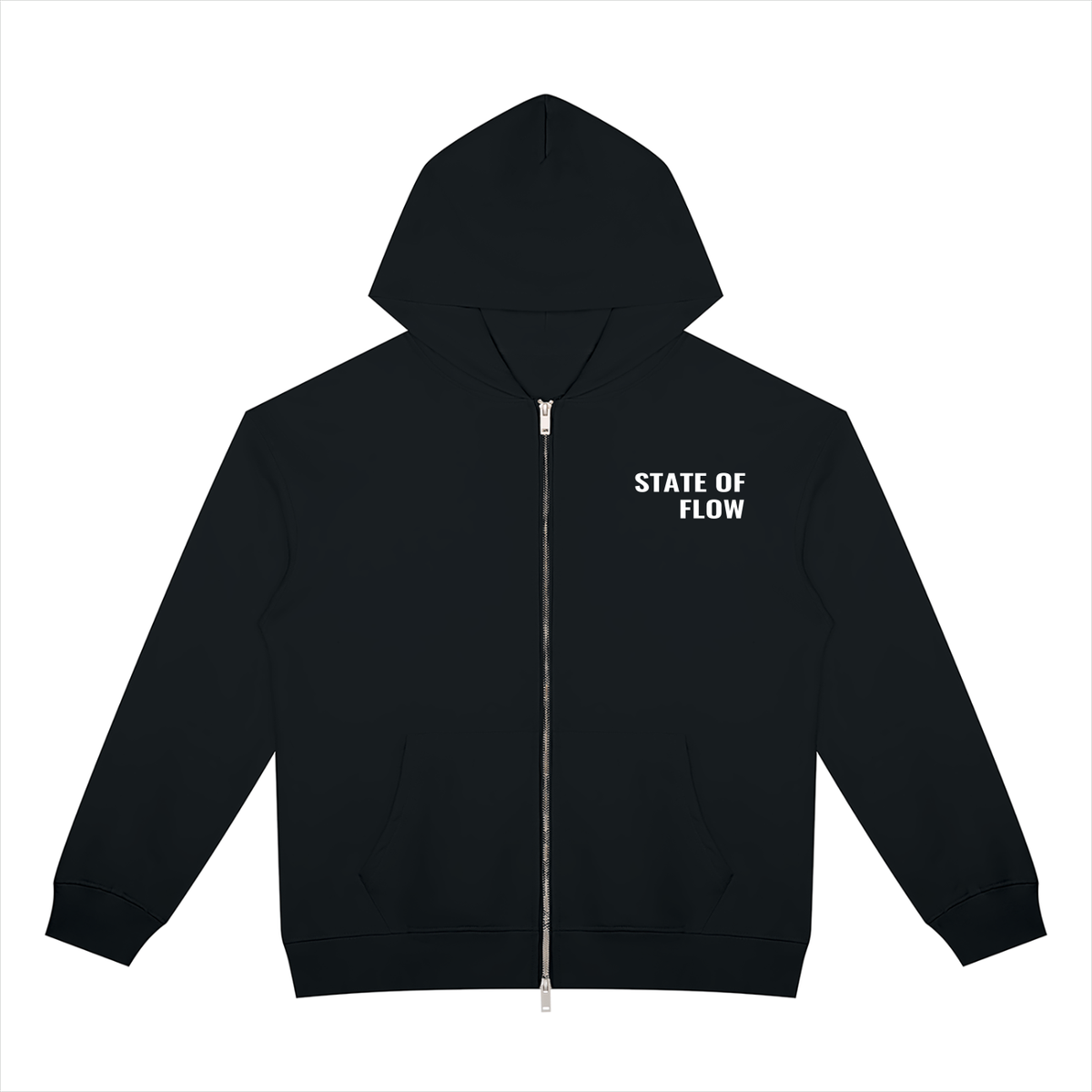 STATE OF FLOW Unisex Heavyweight Full Zip Hoodie