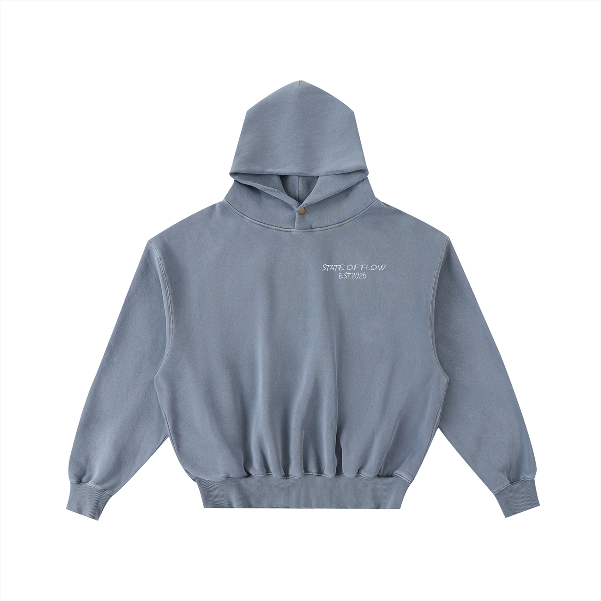 SOF Frayed Enzyme Washed Fleece Hoodie