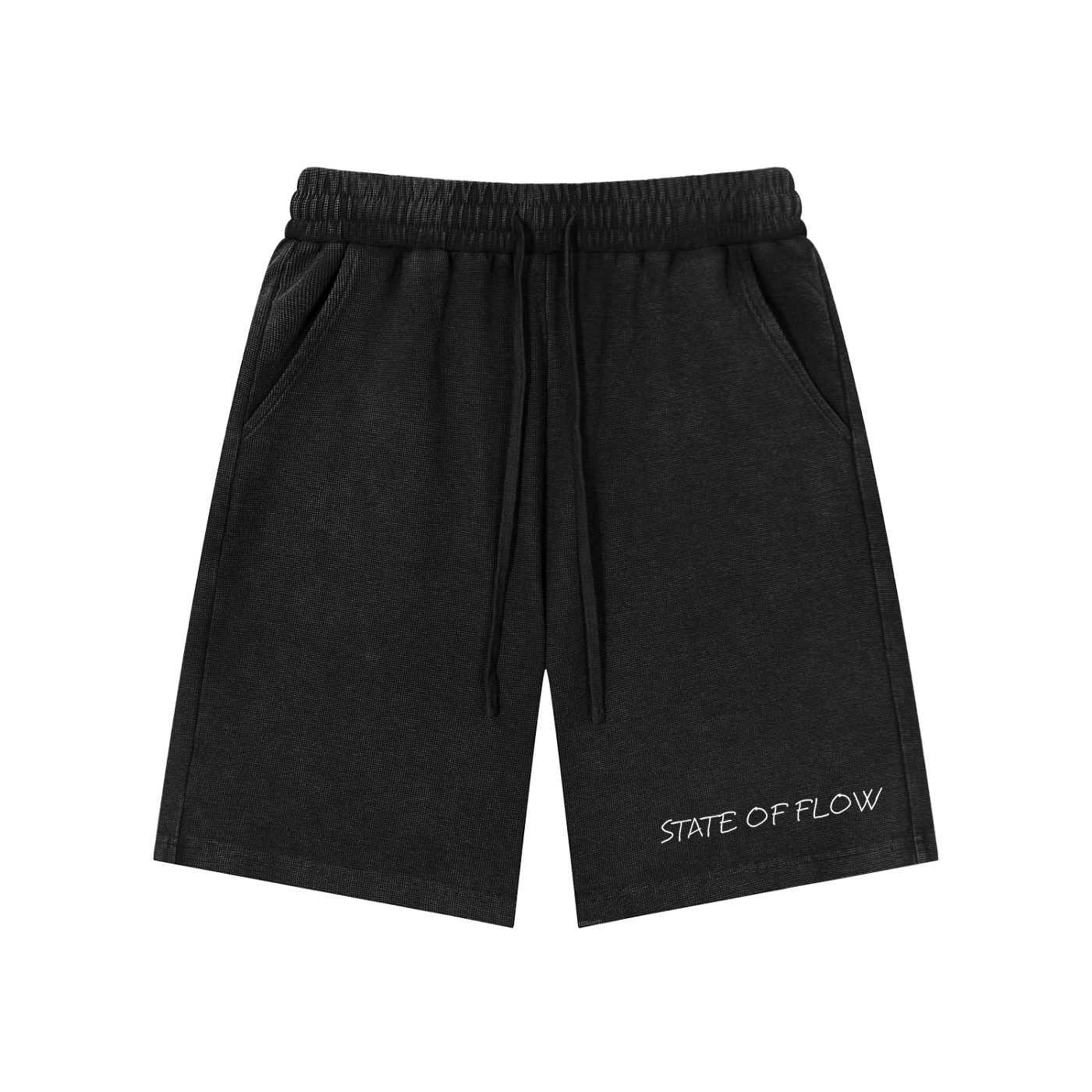 Flow Mineral Wash Waffle Knit Shorts