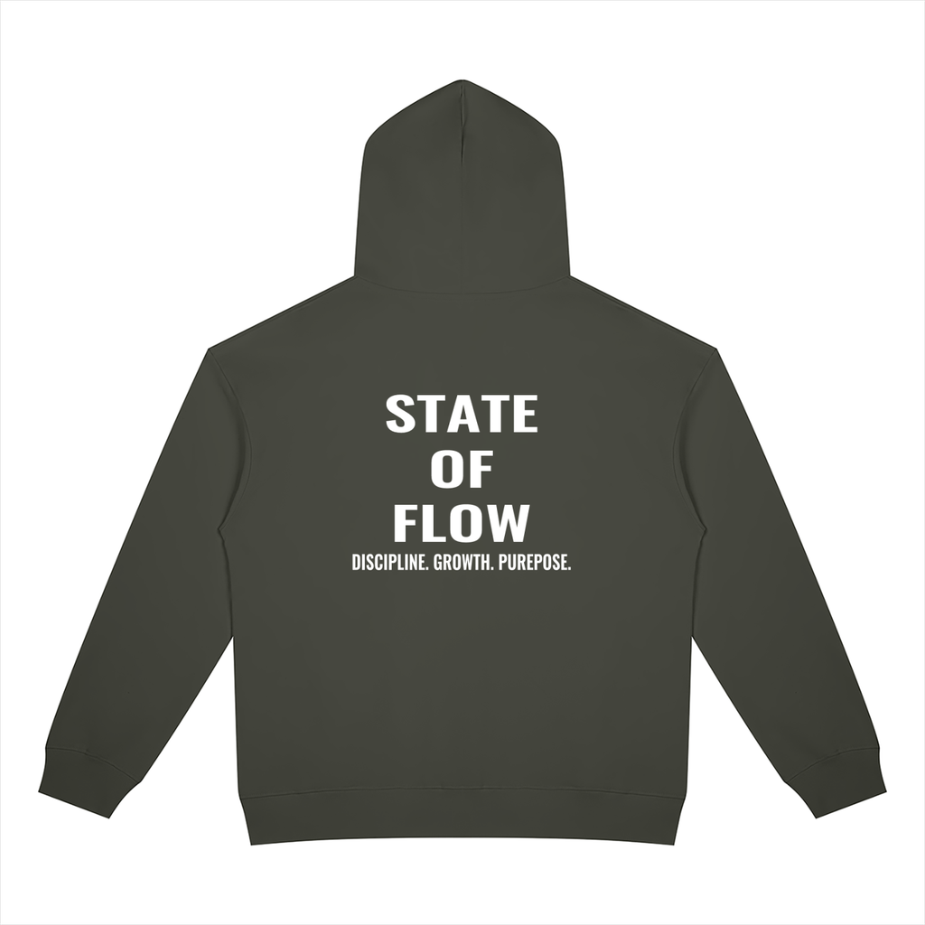 STATE OF FLOW Unisex Heavyweight Full Zip Hoodie