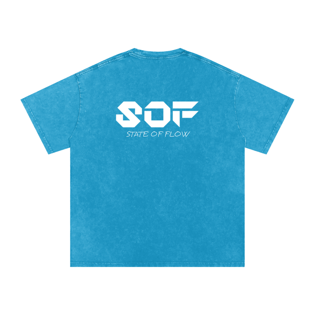 SOF Snow Washed Oversized Cotton T-Shirt