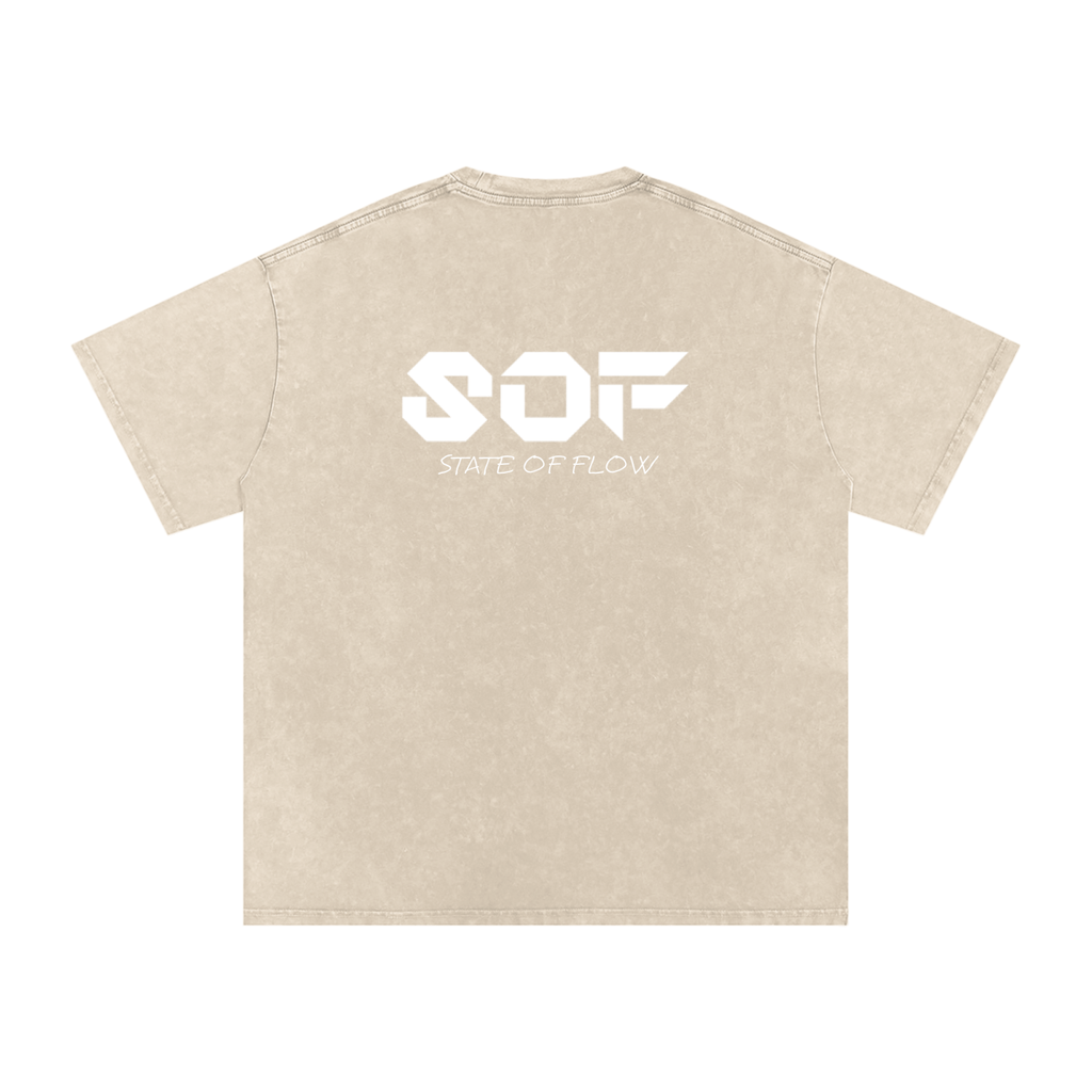SOF Snow Washed Oversized Cotton T-Shirt