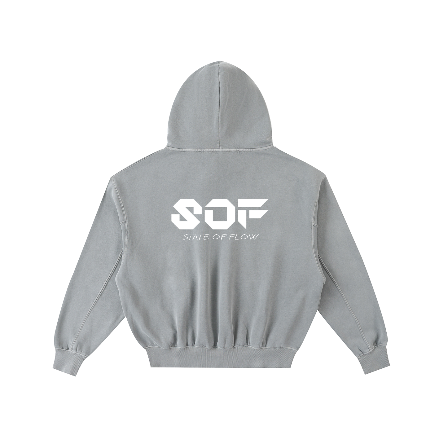 SOF Frayed Enzyme Washed Fleece Hoodie