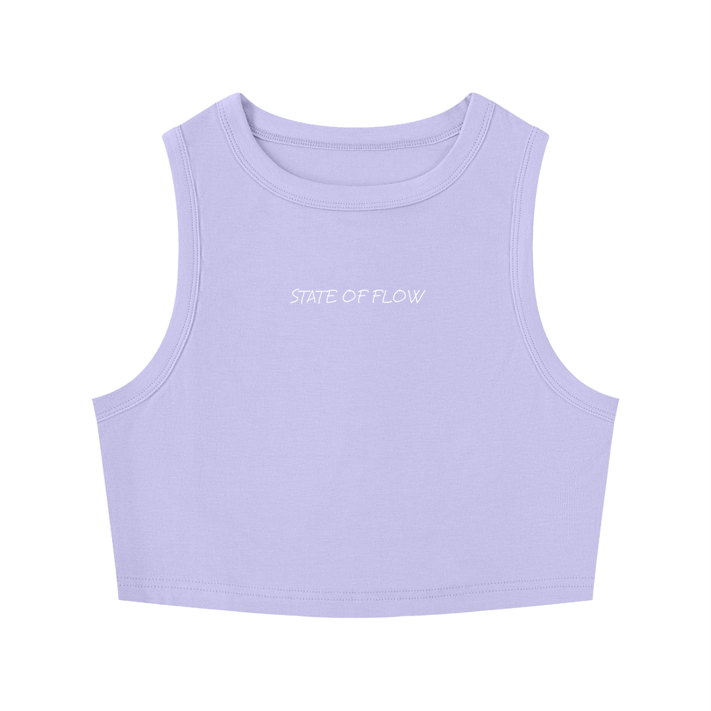 Flow Women's Tight Crewneck Crop Tank Top