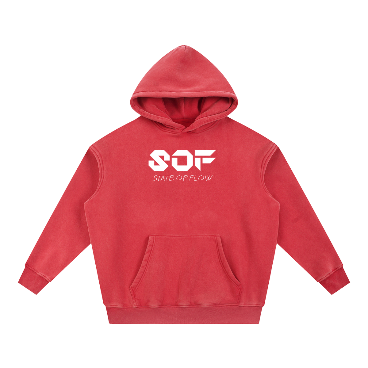 SOF Snow Wash Fleece Oversize Hoodie