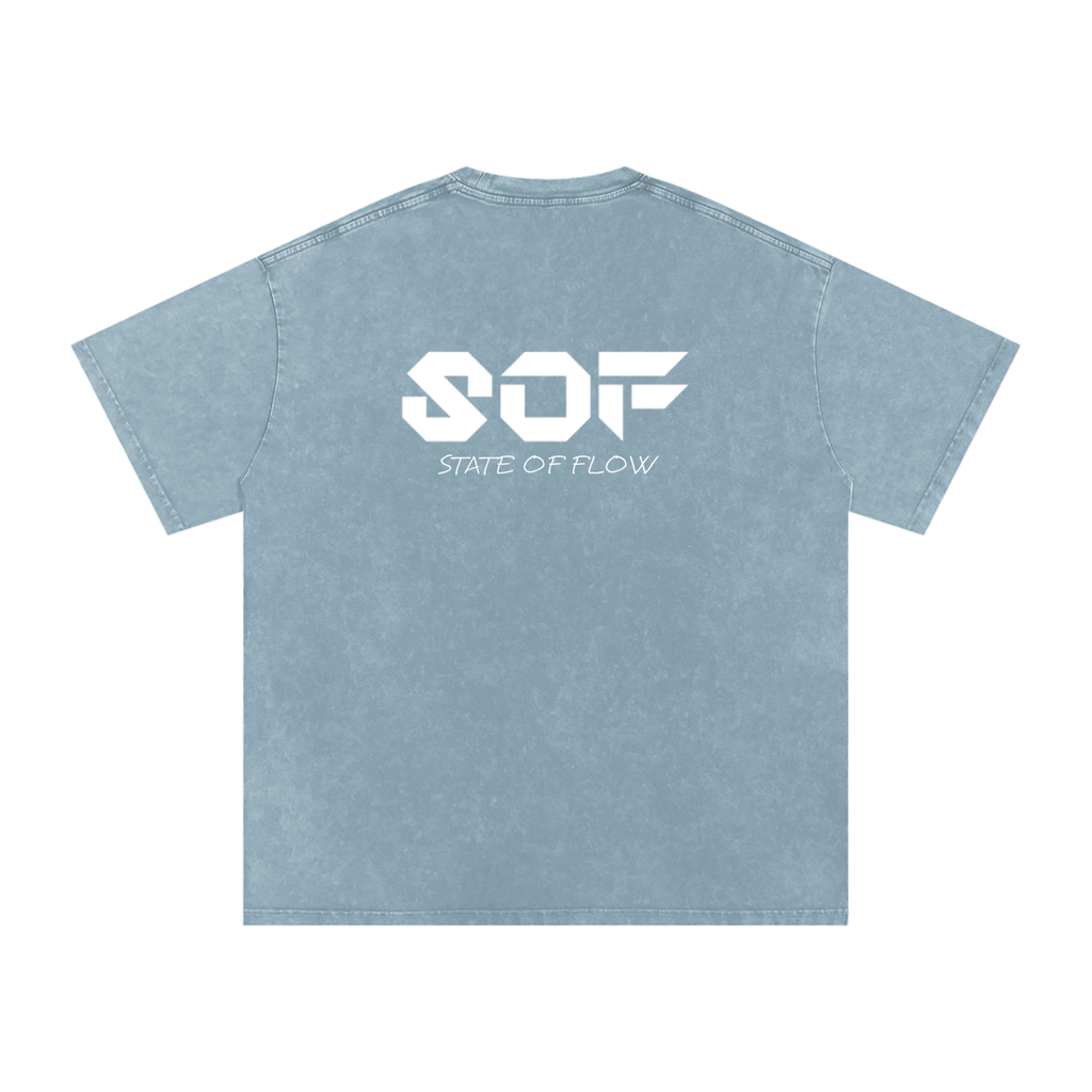 SOF Snow Washed Oversized Cotton T-Shirt