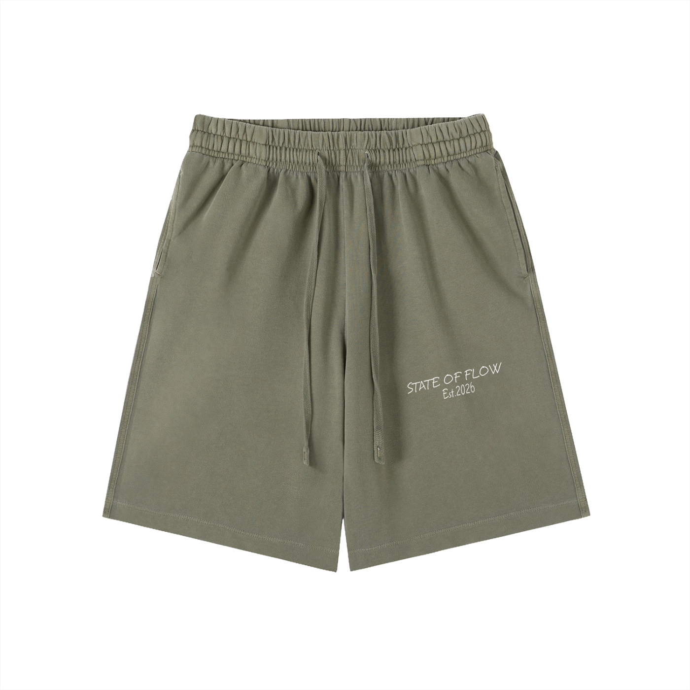 State Vintage Wash Cotton Shorts