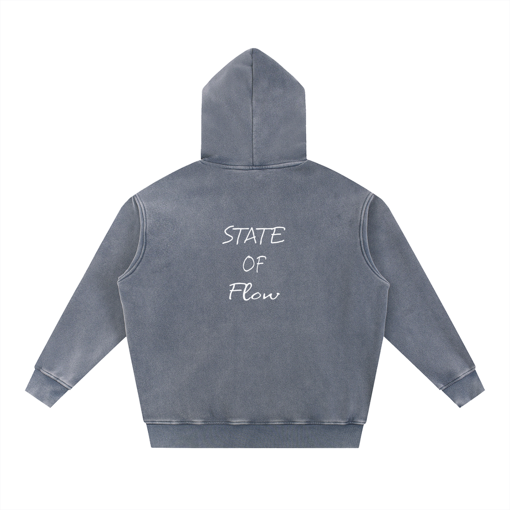 Flow Snow Wash Fleece Oversize Hoodie