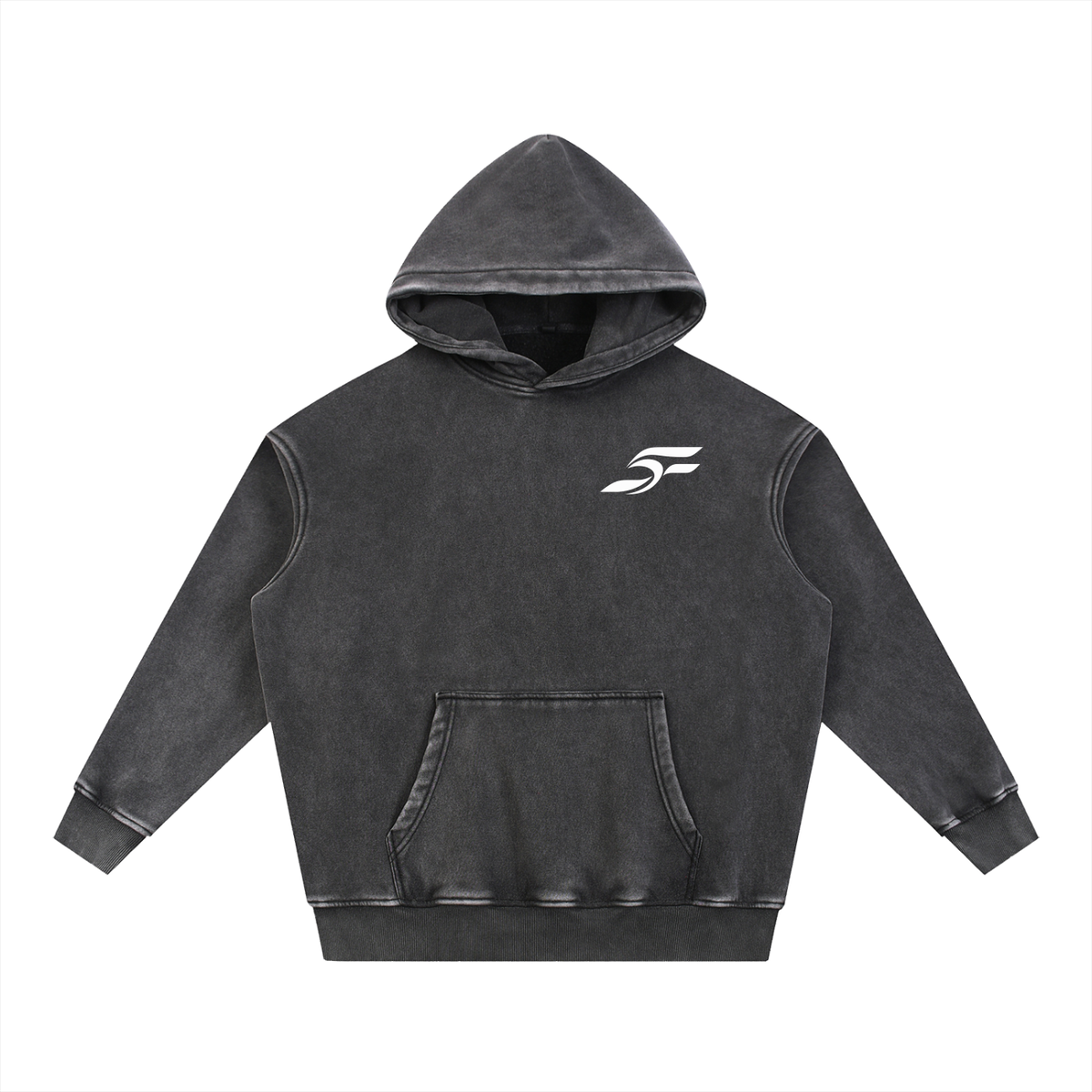 Flow Snow Wash Fleece Oversize Hoodie