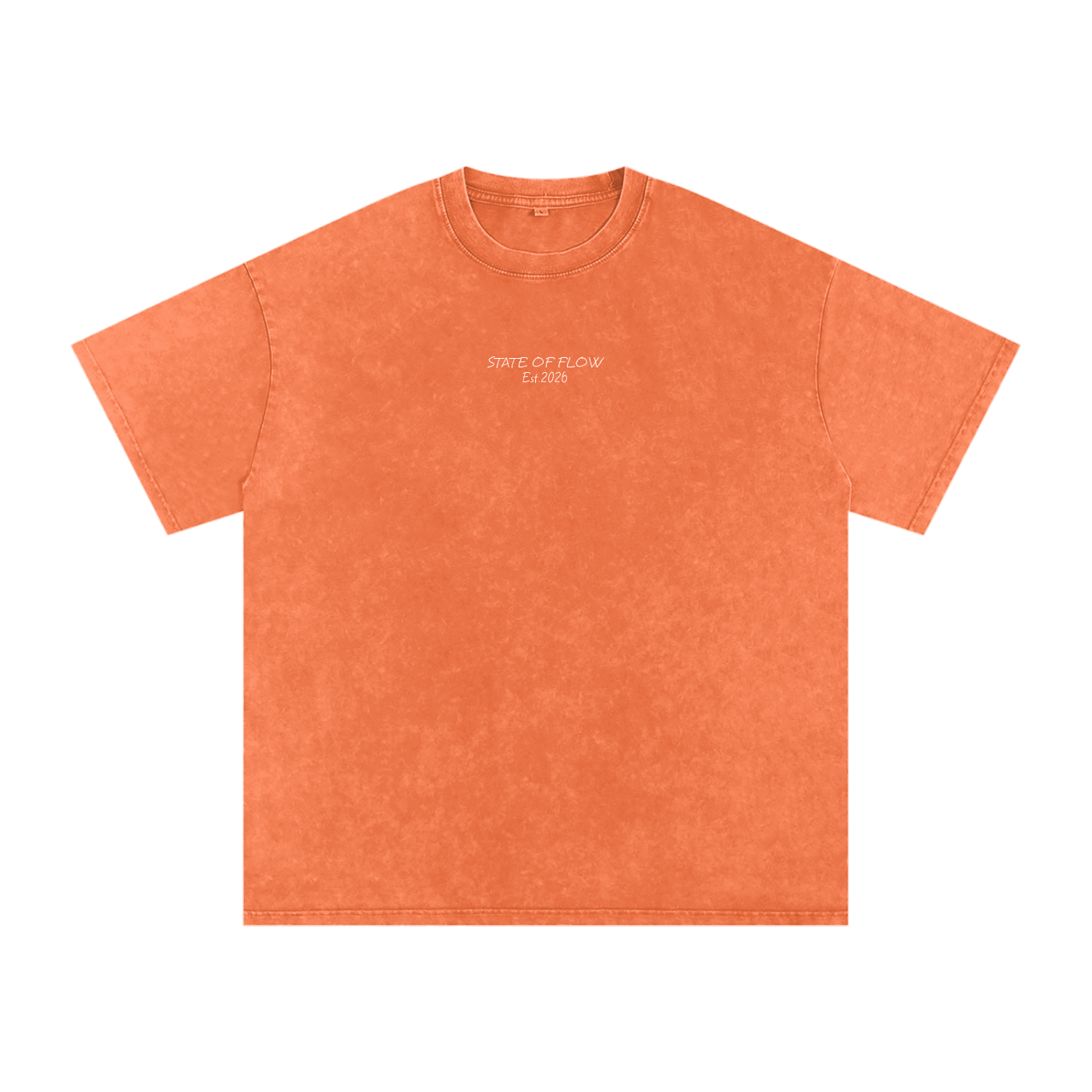 Flow Snow Washed Oversized Cotton T-Shirt