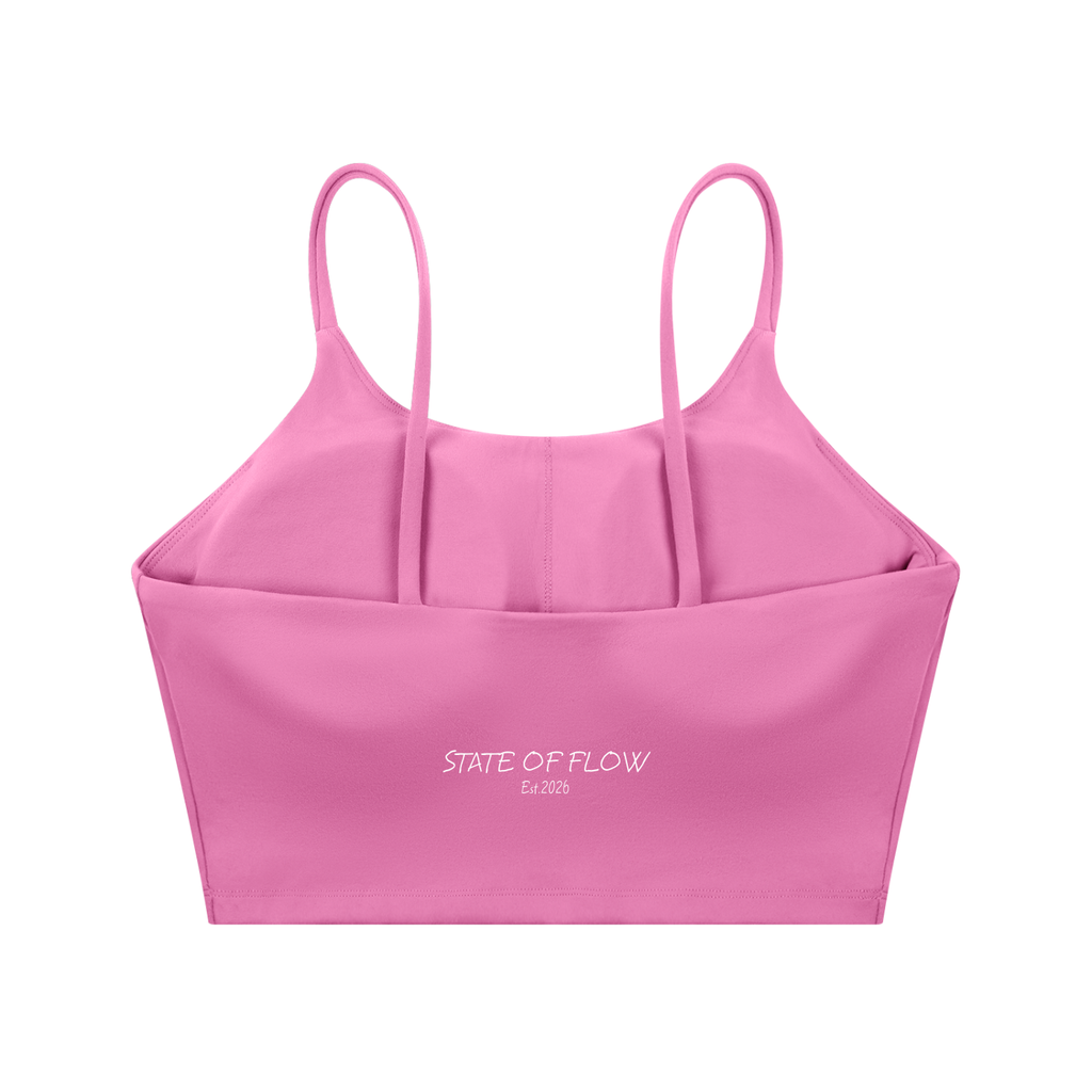 Flow Spaghetti Strap Yoga Sports Bra